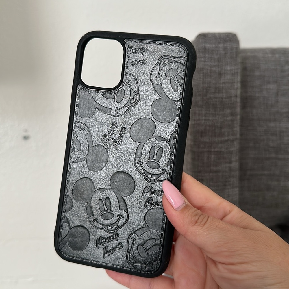 Black Mickey Mouse Phone Case iPhone 11